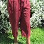 100% Natural Cotton 3/4 length Pants