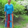 100% Natural Woven Cotton Patchwork Skirt