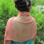 100% Natural Raw Silk Open-Weave Scarf
