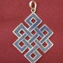 Tibetan Eternal Knot Pendant