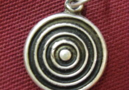 Silver Bindu Pendant