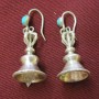 Tibetan Silver Tilbu Bell Earrings