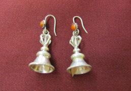 Tibetan Silver Tilbu Bell Earrings