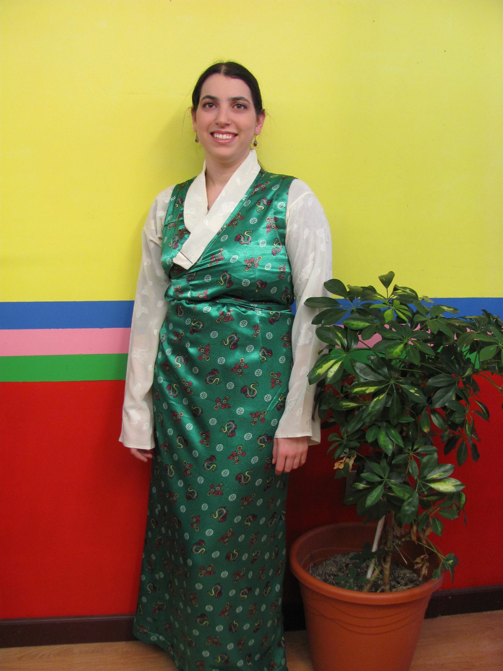 Akha woman in complete traditional dress in Houa Khong Province - UWDC -  UW-Madison Libraries