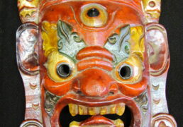 Handmade Tibetan Wooden Mask