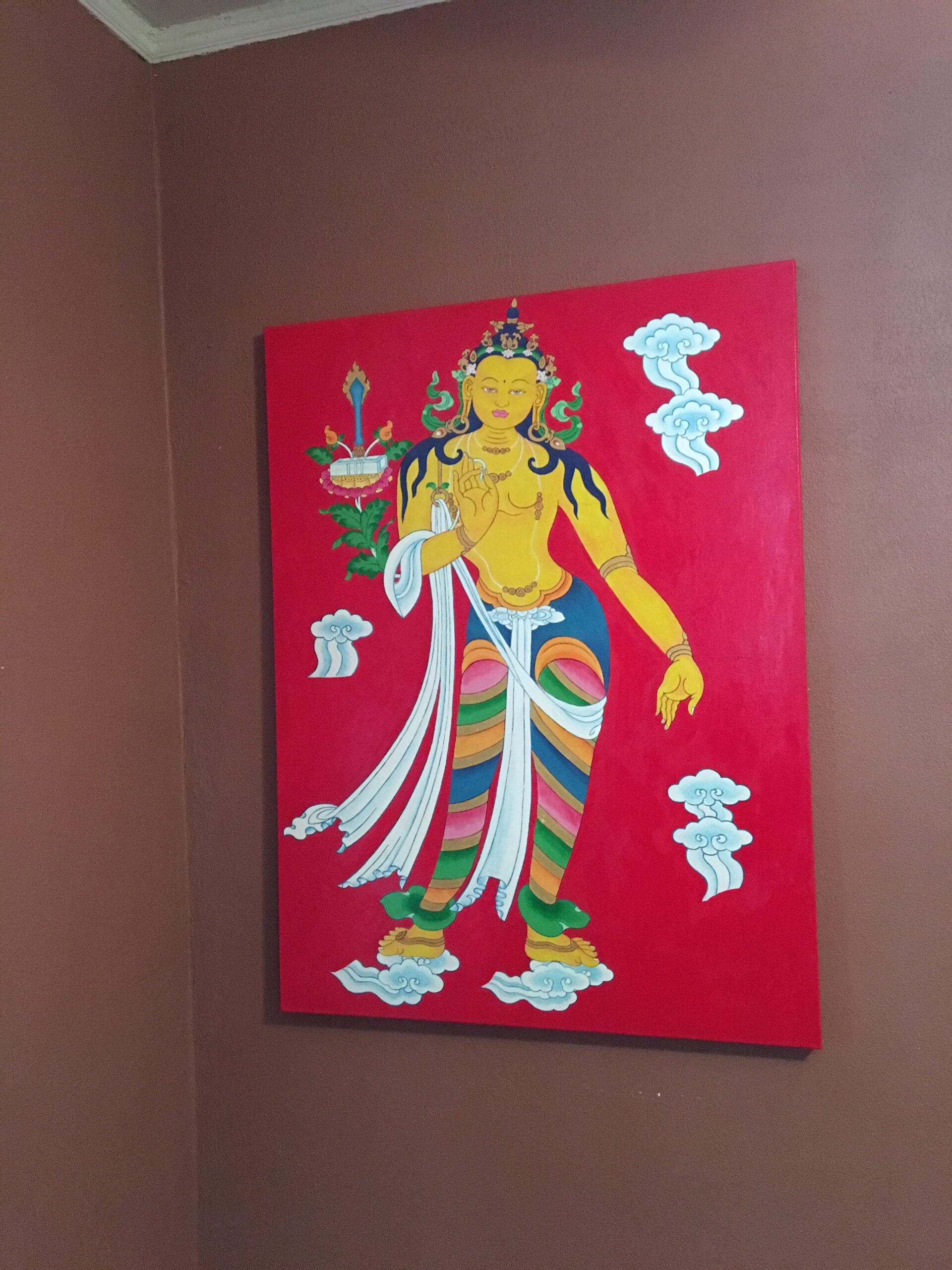 Standing Manjushri Painting