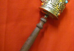 Tibetan Buddhist Metal Prayer Wheel