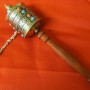 Tibetan Buddhist Metal Prayer Wheel