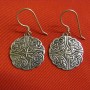 Silver Celtic Mandala Earrings