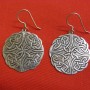 Silver Celtic Mandala Earrings