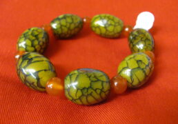 Tibetan Glass Bead Bracelet