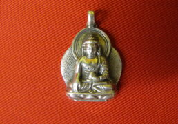 Silver Buddha Pendant