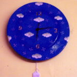 Hand-Painted Clock