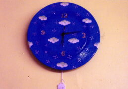 Hand-Painted Clock