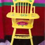 Hand-Painted High Chair