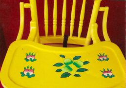 Hand-Painted High Chair