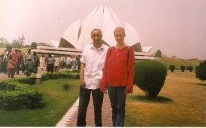 At the Lotus Temple