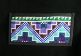 Cross Stitched Wallet
